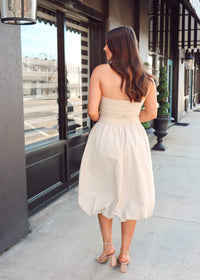Happier Now Bubble Dress - Ash - MerciGrace BoutiqueDress