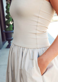 Happier Now Bubble Dress - Ash - MerciGrace BoutiqueDress