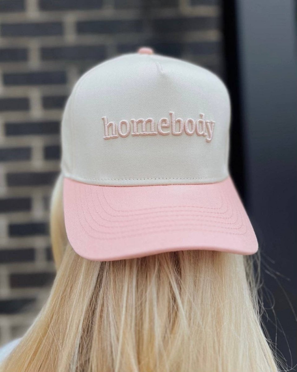 Homebody Pink Vintage Trucker Hat - MerciGrace Boutique