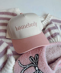 Homebody Pink Vintage Trucker Hat - MerciGrace Boutique