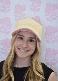 Homebody Pink Vintage Trucker Hat - MerciGrace Boutique