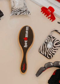 Hot Mom Hair Brush and Claw Clip Set - MerciGrace BoutiqueBrush