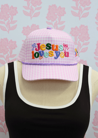 Jesus Loves You Hat - Purple - MerciGrace BoutiqueHat