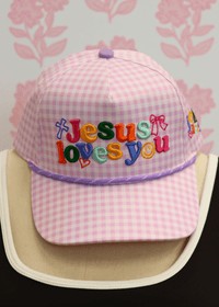 Jesus Loves You Hat - Purple - MerciGrace BoutiqueHat