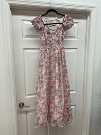 Jillian Floral Dress - Pink/Multi - MerciGrace BoutiqueDress