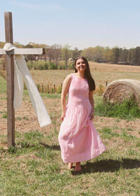 Julia Midi Dress - Pink - MerciGrace BoutiqueDress