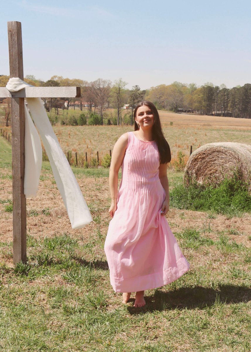 Julia Midi Dress - Pink - MerciGrace BoutiqueDress
