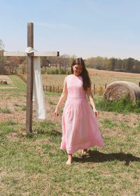 Julia Midi Dress - Pink - MerciGrace BoutiqueDress