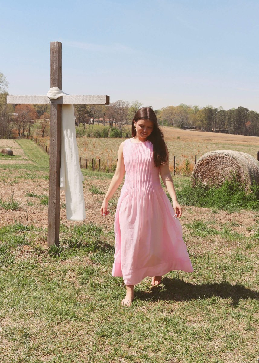 Julia Midi Dress - Pink - MerciGrace BoutiqueDress