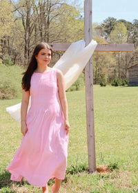 Julia Midi Dress - Pink - MerciGrace BoutiqueDress