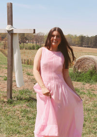 Julia Midi Dress - Pink - MerciGrace BoutiqueDress