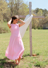 Julia Midi Dress - Pink - MerciGrace BoutiqueDress