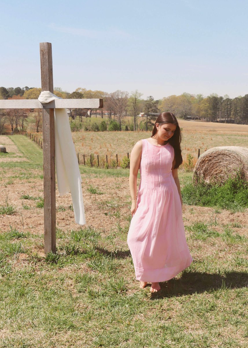 Julia Midi Dress - Pink - MerciGrace BoutiqueDress