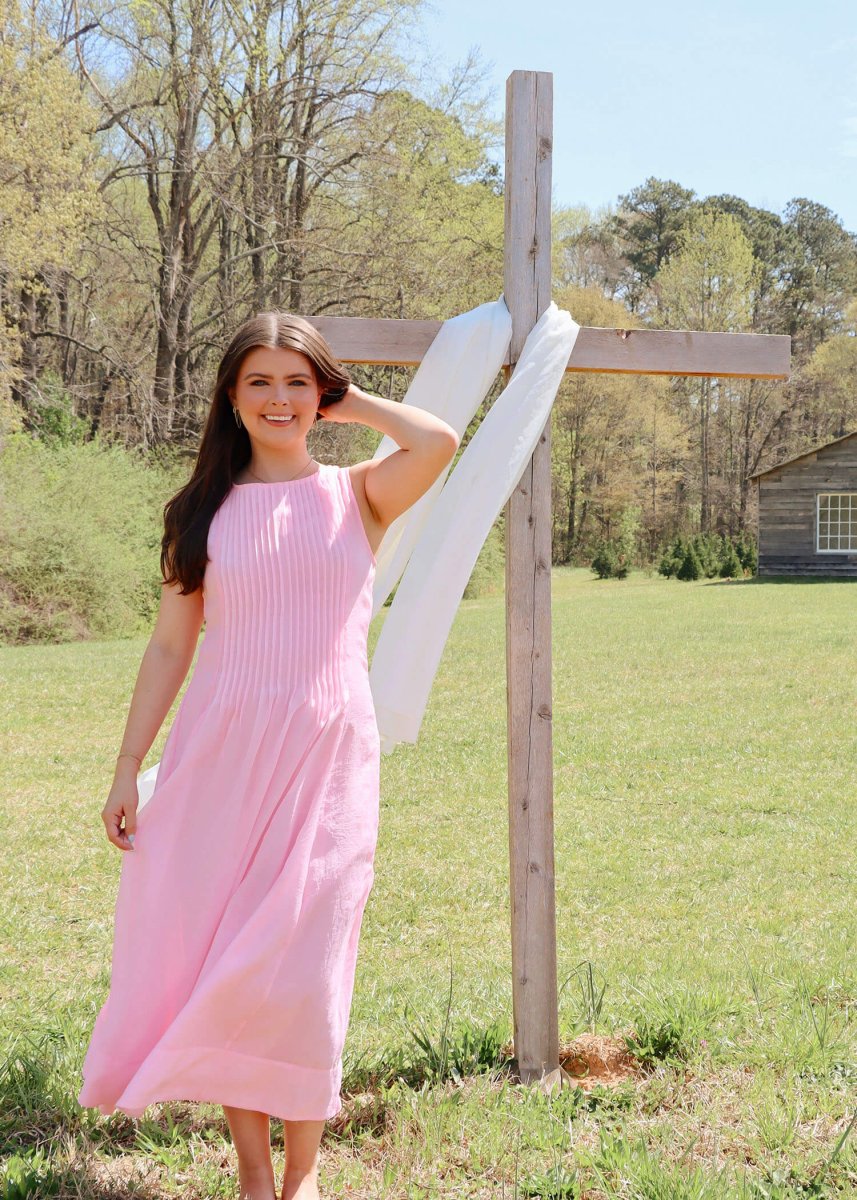 Julia Midi Dress - Pink - MerciGrace BoutiqueDress