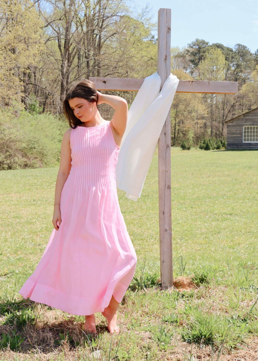 Julia Midi Dress - Pink - MerciGrace BoutiqueDress