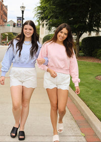 Kalila Off White Shorts - MerciGrace BoutiqueSet