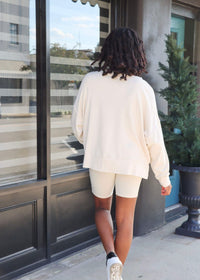 Keepin' Cozy Knit Biker Short - Butter - MerciGrace BoutiqueShorts