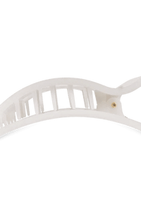 Large Flat Hair Clip - Coconut White - MerciGrace BoutiqueHair Clips