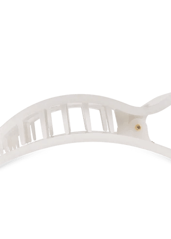 Large Flat Hair Clip - Coconut White - MerciGrace BoutiqueHair Clips