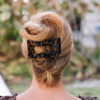 Large Flat Hair Clip - Tortoise - MerciGrace BoutiqueHair Clips
