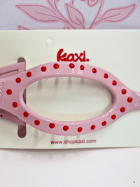 Lay Down 2.0 Claw Clip - Polka Dot/Light Pink - MerciGrace BoutiqueHair Clips