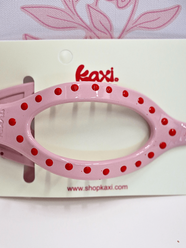 Lay Down 2.0 Claw Clip - Polka Dot/Light Pink - MerciGrace BoutiqueHair Clips