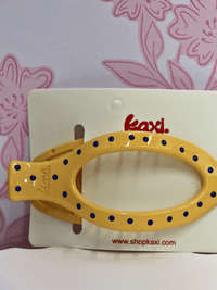 Lay Down 2.0 Claw Clip - Polka Dot/Yellow - MerciGrace BoutiqueHair Clips