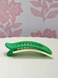 Lay Down Claw Clip - Shiny Lucky Green - MerciGrace BoutiqueHair Clips