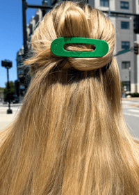 Lay Down Claw Clip - Shiny Lucky Green - MerciGrace BoutiqueHair Clips