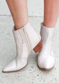 Liza Boots - Ivory - MerciGrace BoutiqueShoes