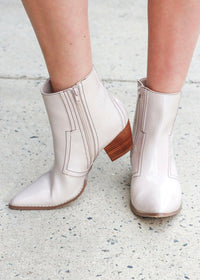 Liza Boots - Ivory - MerciGrace BoutiqueShoes