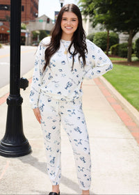 Lost at Sea Classic Jogger - Vanilla Ice - MerciGrace BoutiquePants