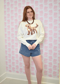Louie Doodle Sweater - Cream - MerciGrace BoutiqueSweater