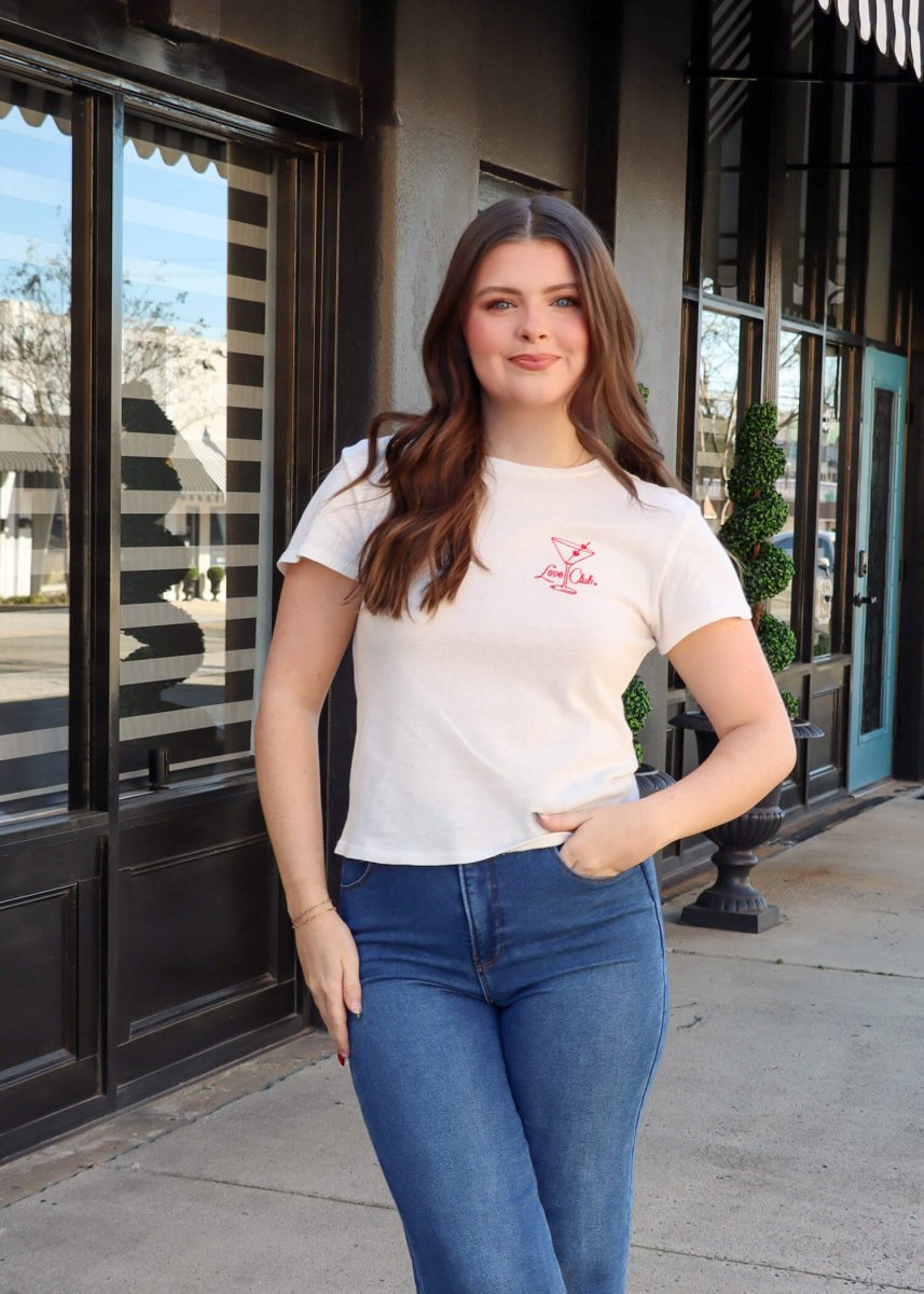 Love Club Daytrip Tee - Sea Salt - MerciGrace BoutiqueTshirt