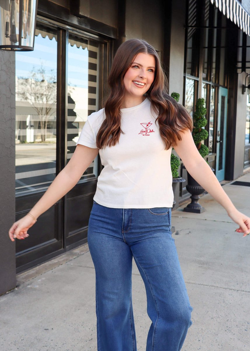 Love Club Daytrip Tee - Sea Salt - MerciGrace BoutiqueTshirt