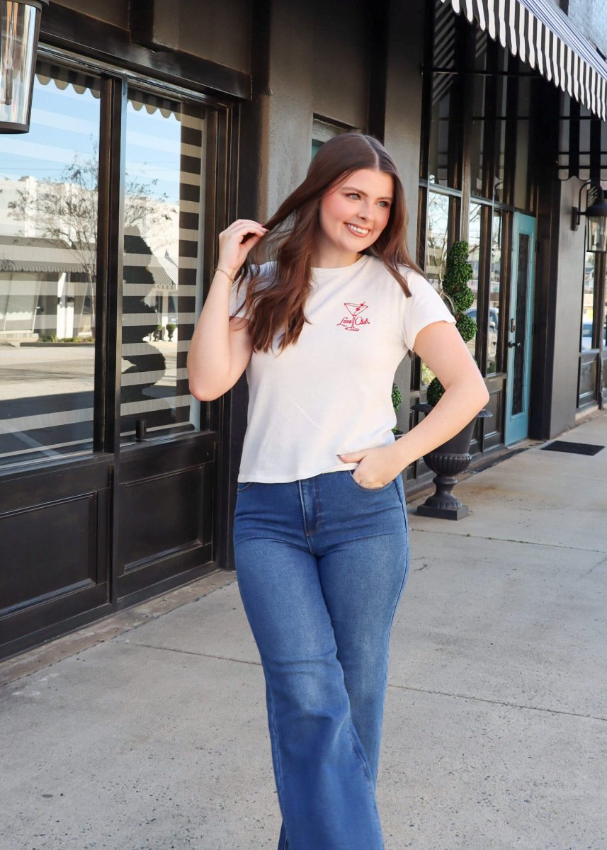 Love Club Daytrip Tee - Sea Salt - MerciGrace BoutiqueTshirt