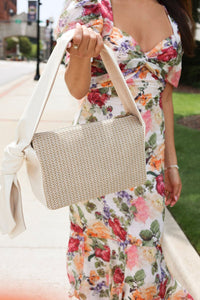 Lucie Shoulder Bag- Ivory - MerciGrace BoutiqueHand Bag