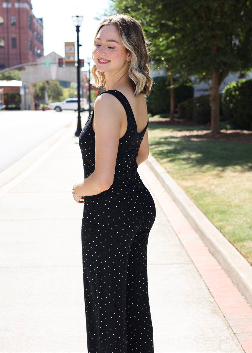 Luxe Dot Pant - Black/White - MerciGrace BoutiqueLounge
