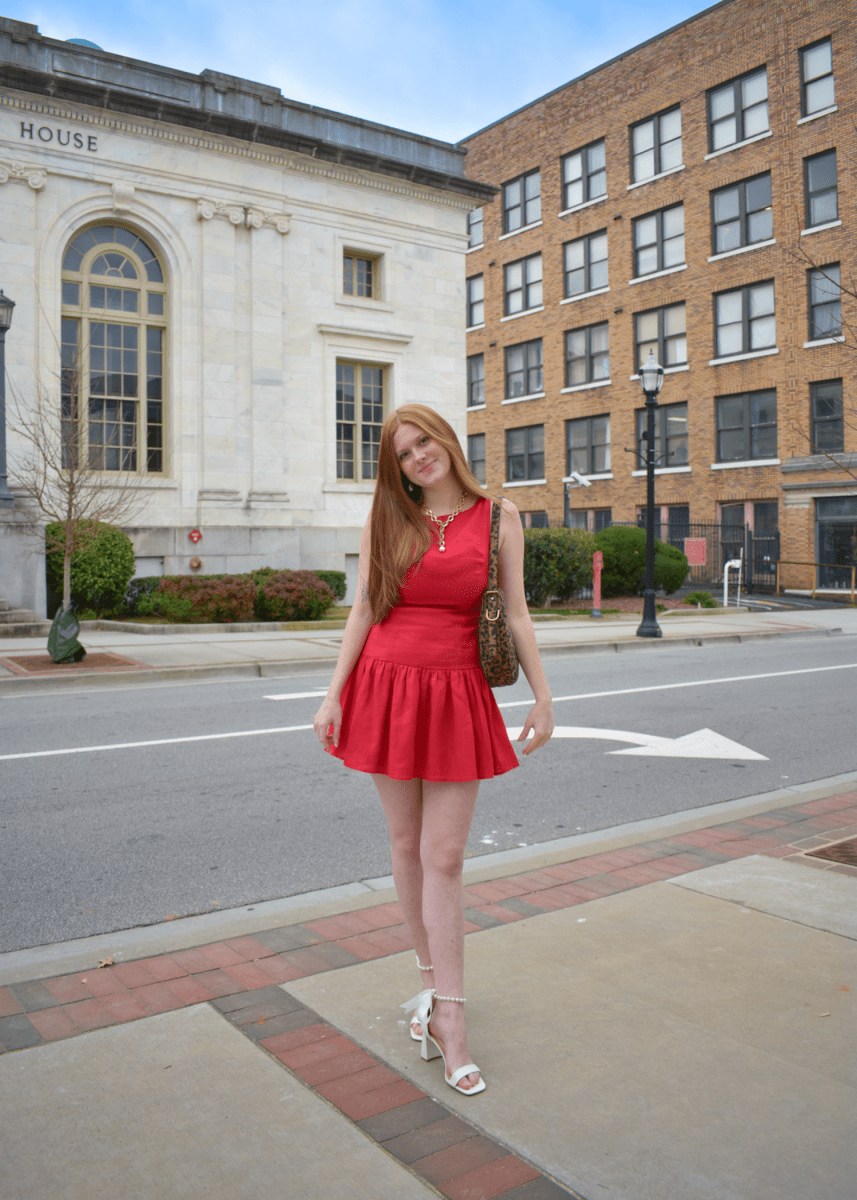 Madelyn Linen Dress - Red - MerciGrace BoutiqueDress