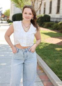 Maeve Top - Off White - MerciGrace BoutiqueTank