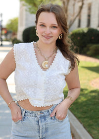 Maeve Top - Off White - MerciGrace BoutiqueTank