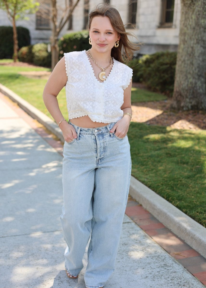 Maeve Top - Off White - MerciGrace BoutiqueTank