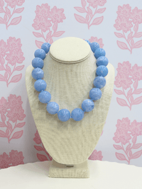 Marble Ball Necklace - Light Blue - MerciGrace BoutiqueNecklace