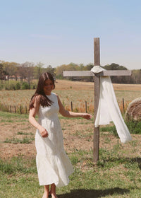 Marina Lace Midi Dress - Cream - MerciGrace BoutiqueDress