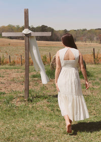 Marina Lace Midi Dress - Cream - MerciGrace BoutiqueDress