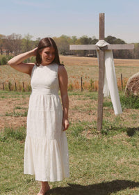 Marina Lace Midi Dress - Cream - MerciGrace BoutiqueDress