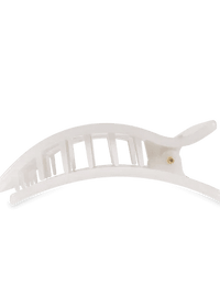 Medium Flat Hair Clip - Coconut White - MerciGrace BoutiqueHair Clips