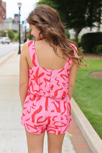Meet Me on Campus Red and Pink Matching Set - MerciGrace BoutiqueSet