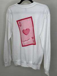 MerciGrace Dice Sweatshirt- White - MerciGrace BoutiqueSweatshirt