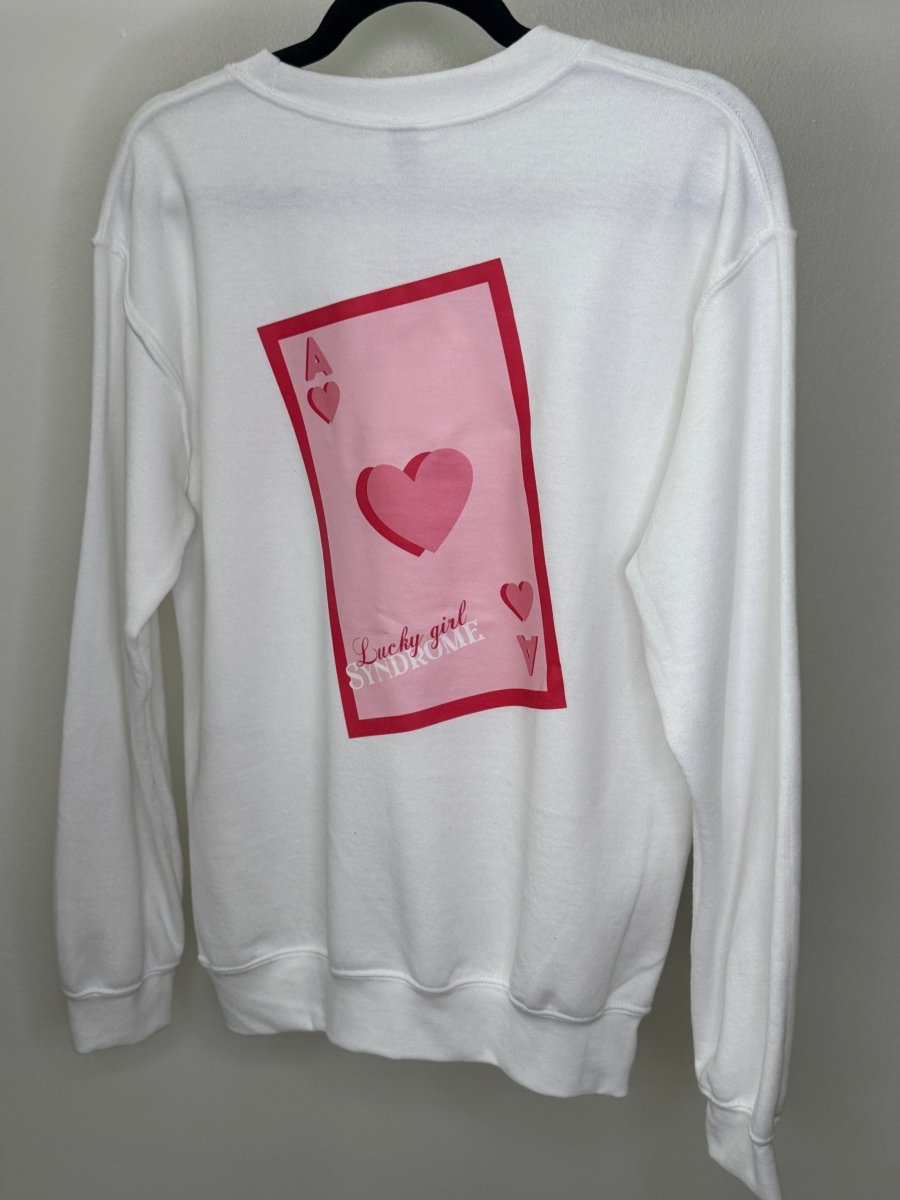 MerciGrace Dice Sweatshirt- White - MerciGrace BoutiqueSweatshirt